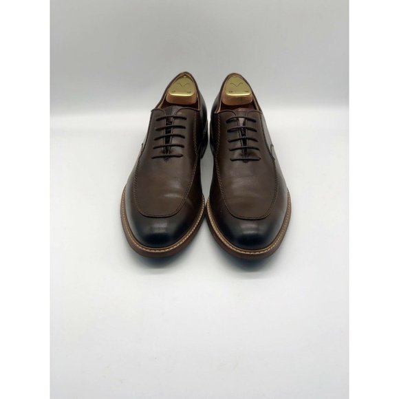 Vintage Foundry‎ Co Mens Cole Oxford Shoes Brown Apron Toe Lace Up Leather 12 main image 4